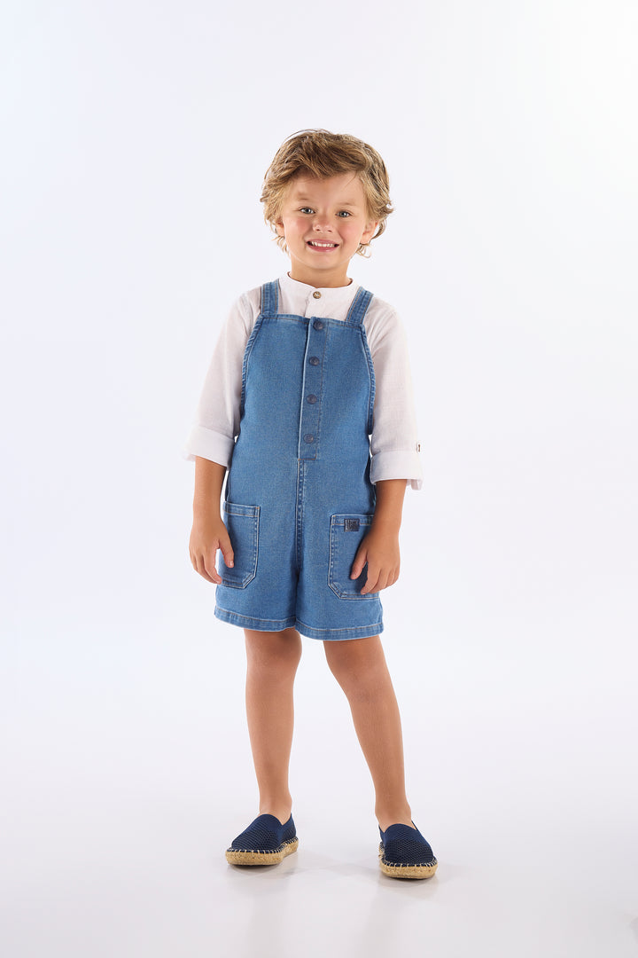 Denim with Elastane Salopette
