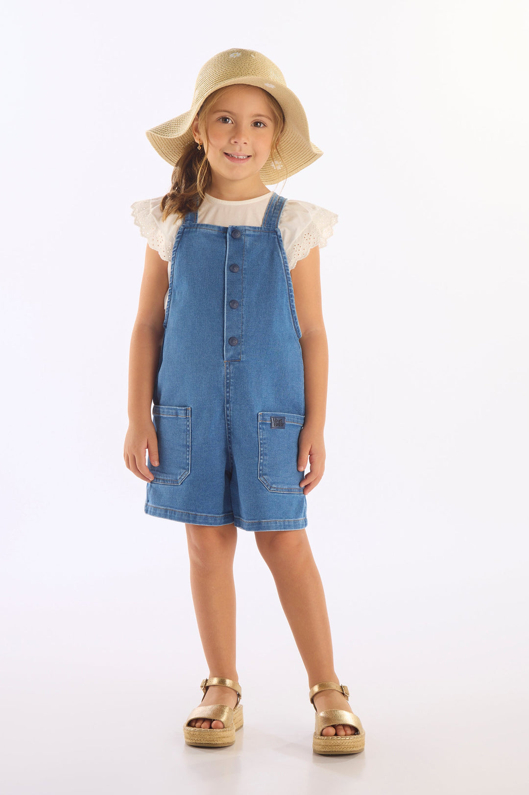 Denim with Elastane Salopette