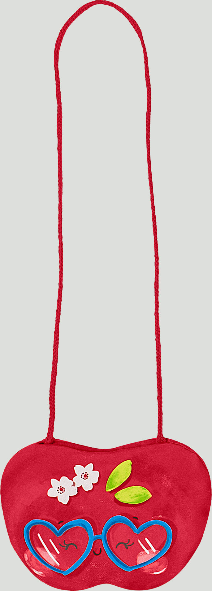 Red Cotton Dress with Matching Bag