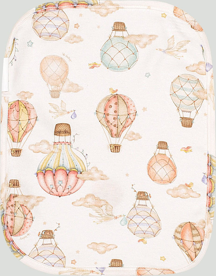 Burp cloth in 100% cotton - Balloons - Caramelo Baby &amp; Kids