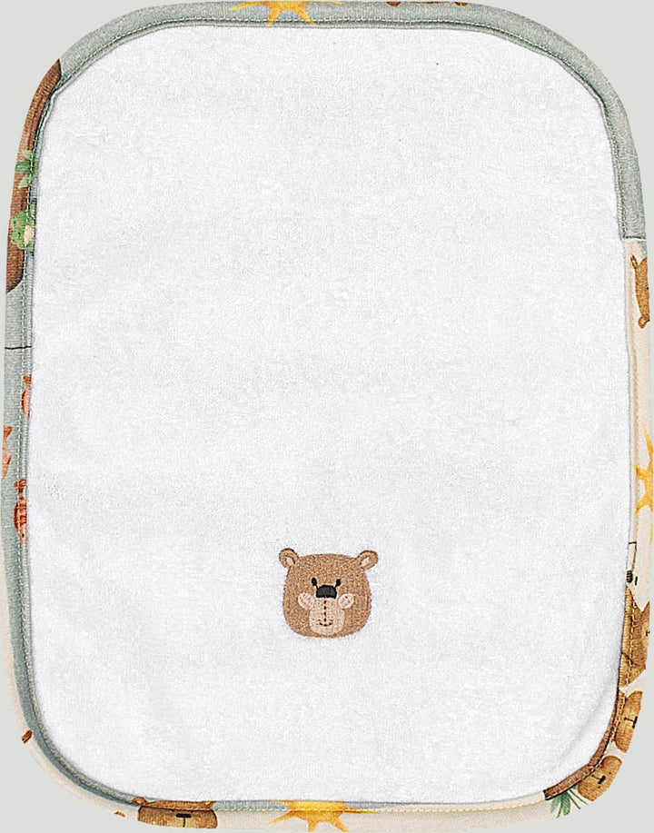 Burp cloth in 100% cotton - Woodland - Caramelo Baby &amp; Kids