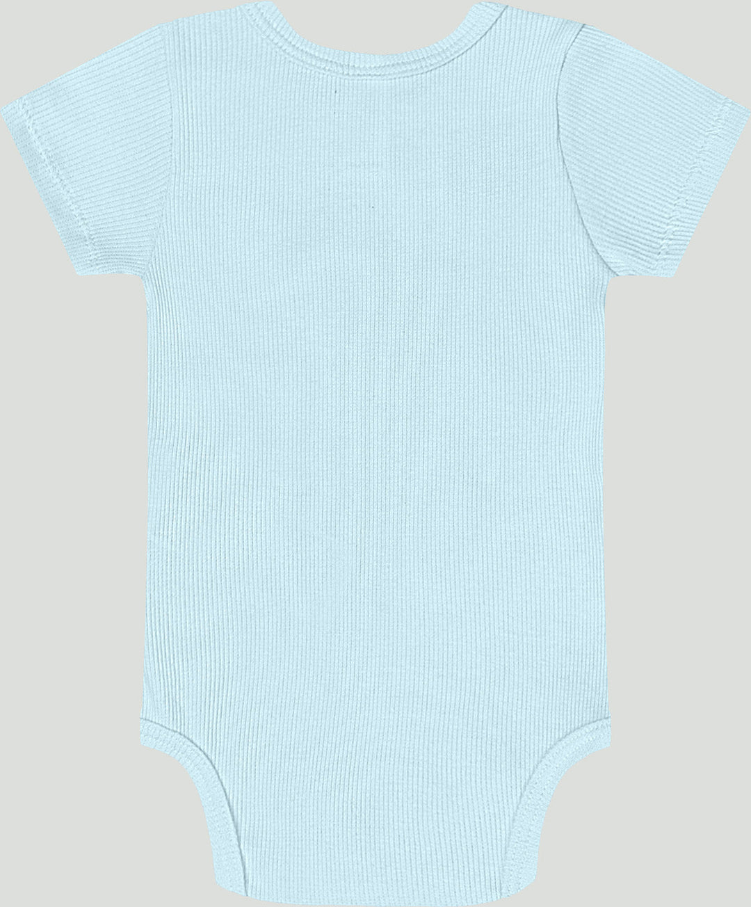 Ribbed cotton set: romper &amp; pants - light blue - Caramelo Baby &amp; Kids