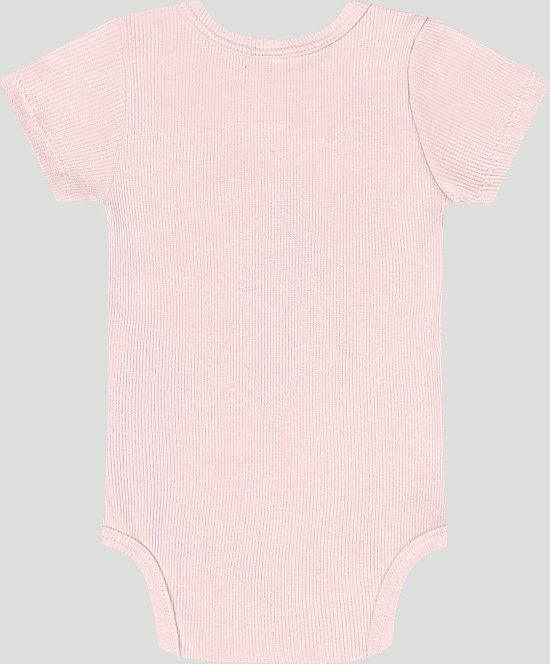 Ribbed cotton set: romper &amp; pants - light pink - Caramelo Baby &amp; Kids